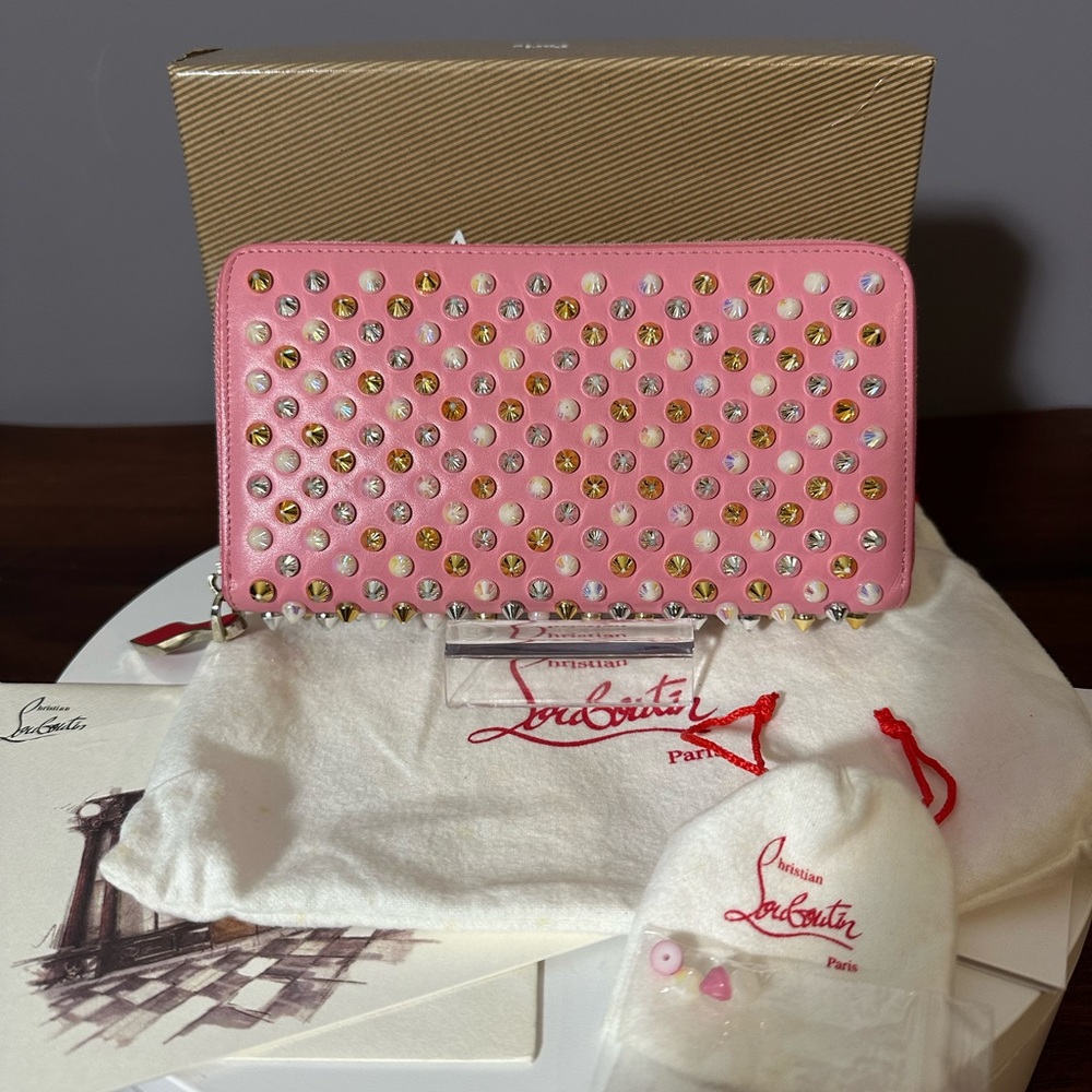Christian Louboutin Studded wallet in EUC